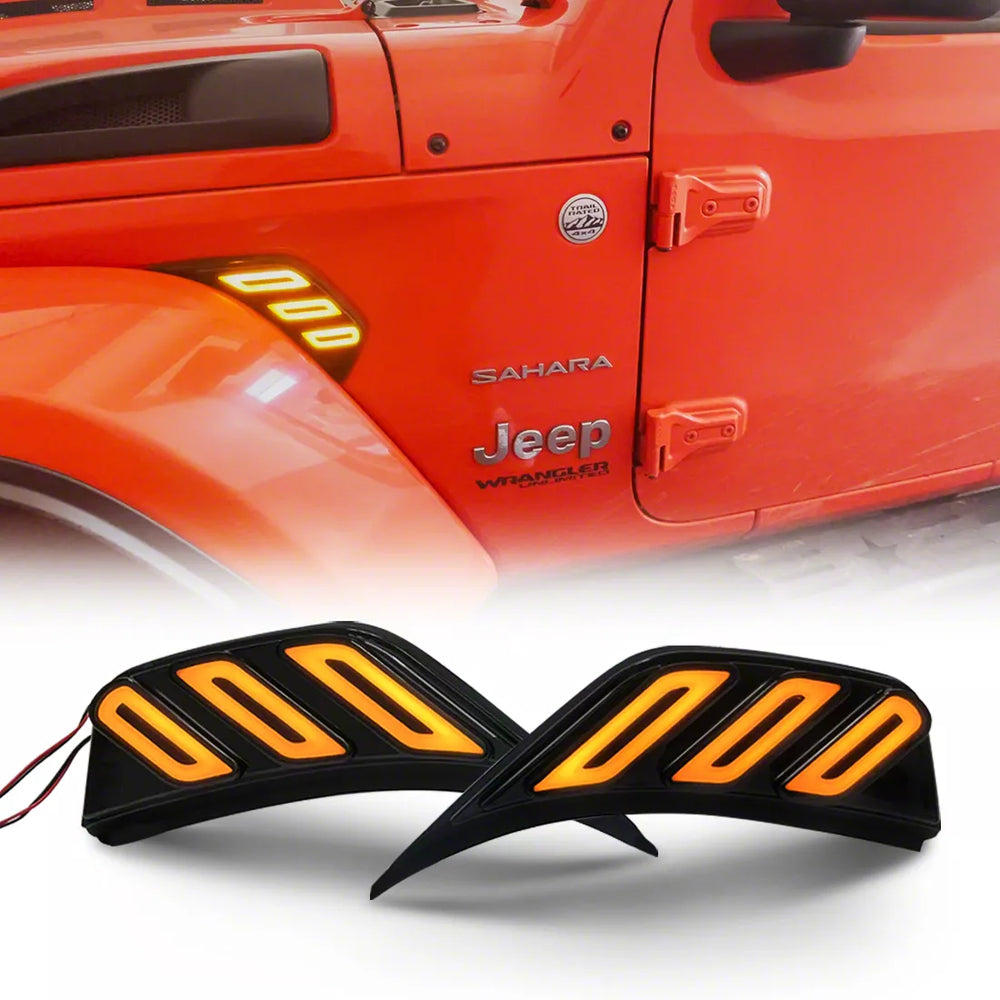 FRONT FENDER SIDE MARKER LIGHTS WIT