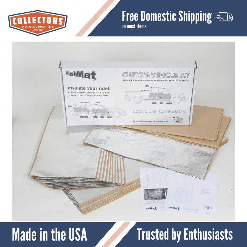 DOOR CUSTOM INSULATION KIT POLYMER BLACK BACKING SILVER