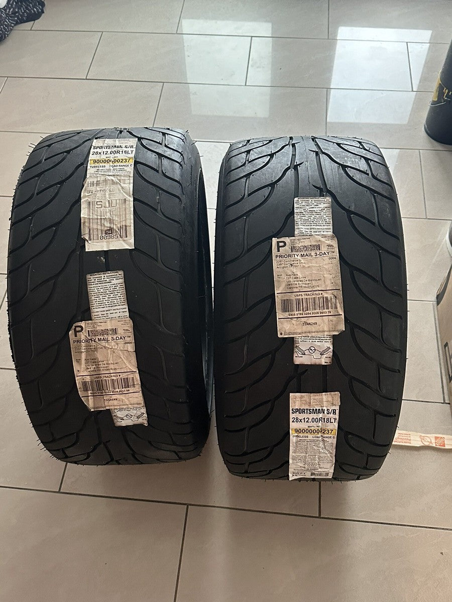 Flamed Tread Tire