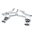 Non-Resonated Cat-Back Exhaust System w/ Quad GT100 Tips
