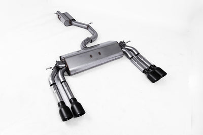 Resonated Cat-Back Exhaust System w/ Quad GT100 Tips