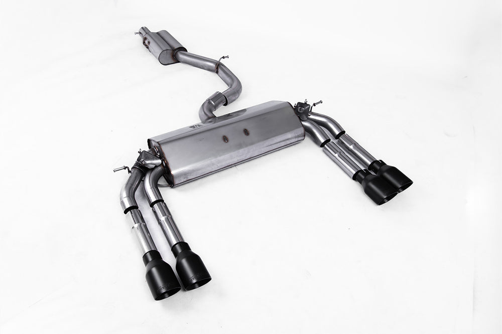 Resonated Cat-Back Exhaust System w/ Quad GT100 Tips