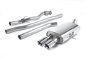 Cat-Back Exhaust System, Twin 80mm GT80 Polished Tailpipes