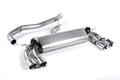 Cat-Back Exhaust System, 3-Inch Quad 100mm GT100 Polished Tips