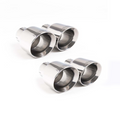 Cat-Back Exhaust System, 3-Inch Quad 100mm GT100 Polished Tips