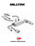 Cat-Back Exhaust System Non-Resonated Valved