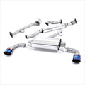 Cat-Back Exhaust System Dual GT115 Burnt Titanium Tips