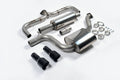 Cat-Back Exhaust System, Dual 100mm GT100B Black Tips