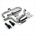 Cat-Back Exhaust System, Dual 100mm GT100B Black Tips