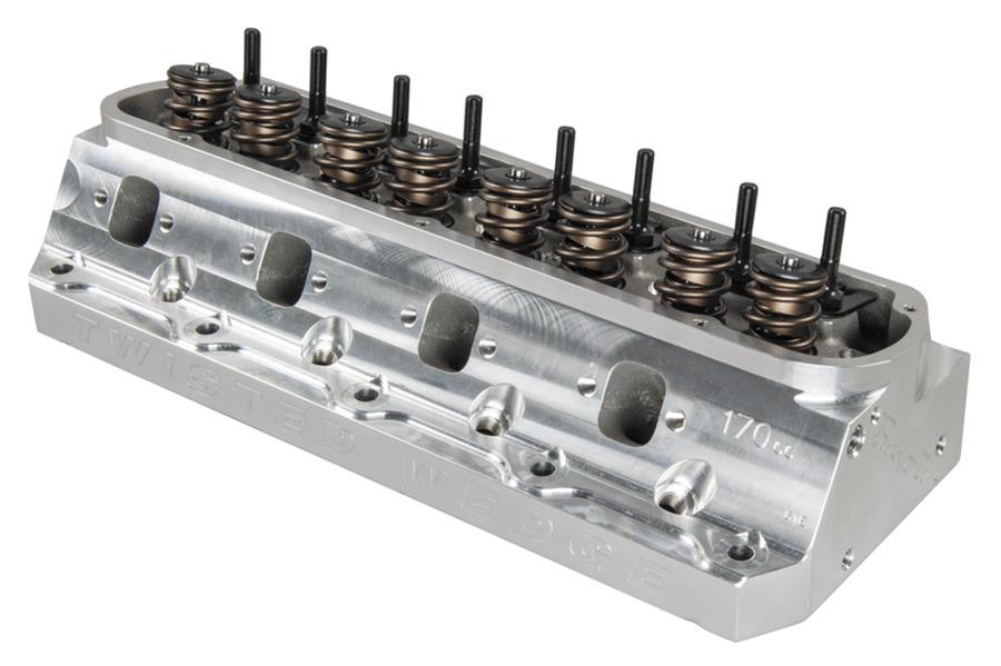 Twisted Wedge Track Heat Assembled Cylinder Head