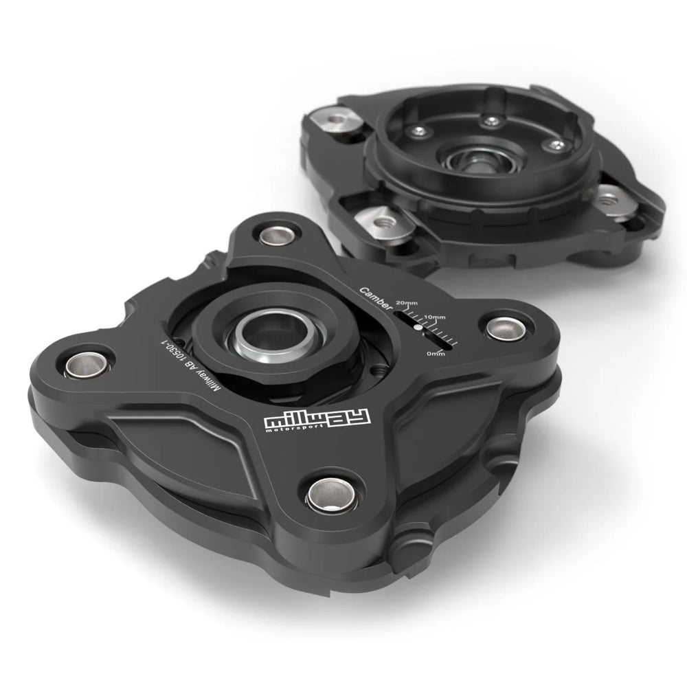 Motorsport Camber Plates with Motorsport Bearings