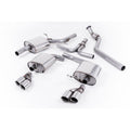 Resonated Cat-Back Exhaust System with Twin 80mm GT80 Tips