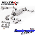 Cat-Back Exhaust System with Quad GT100 Tips