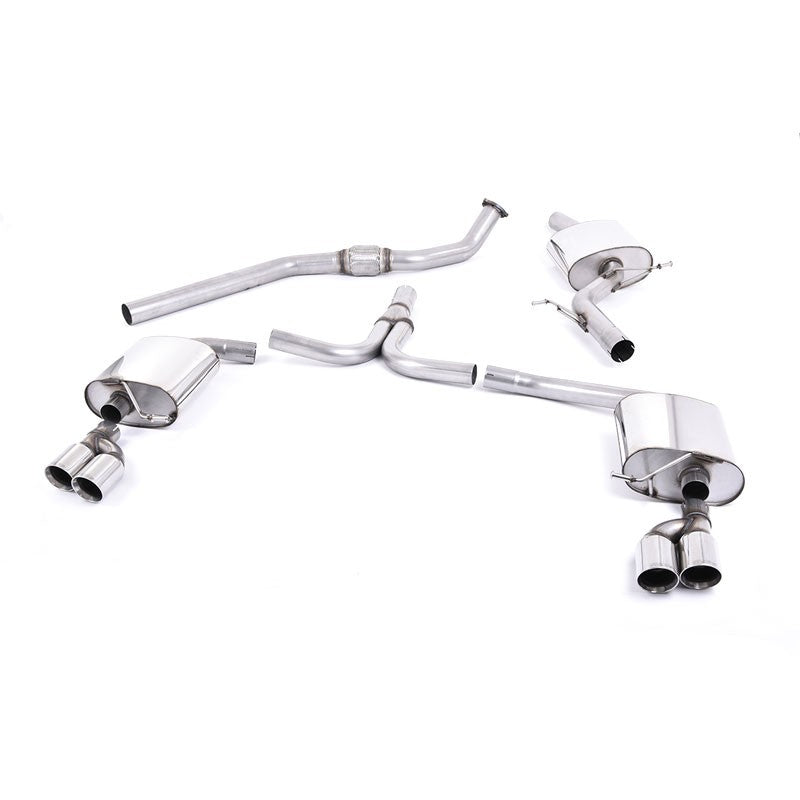 Cat-Back Exhaust System Quad-Outlet GT80 Trims