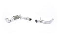 Cat-back Exhaust System Resonated Twin GT80 Cerakote Black Tips 80mm