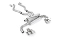Resonated Cat-Back Exhaust System w/ 100mm Black Cerakote GT Tips