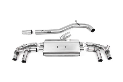 Non-Resonated Particulate Filter-Back Exhaust System