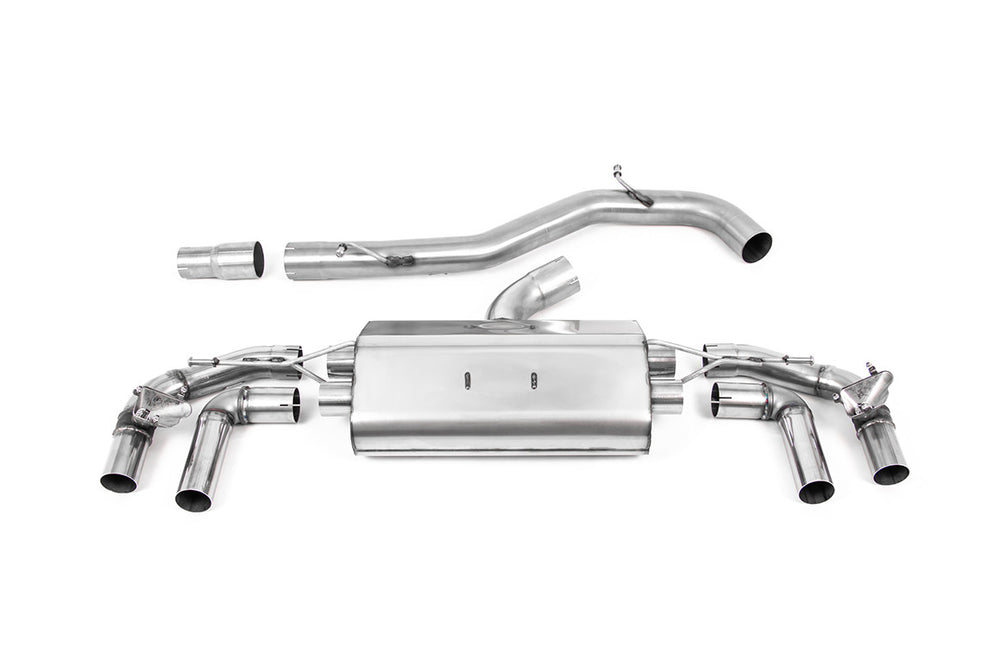 Non-Resonated Particulate Filter-Back Exhaust System