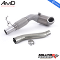 Large Bore Downpipe with High-Flow Cat