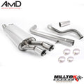Cat-Back Exhaust System 2.50" Non-Resonated Stainless Steel