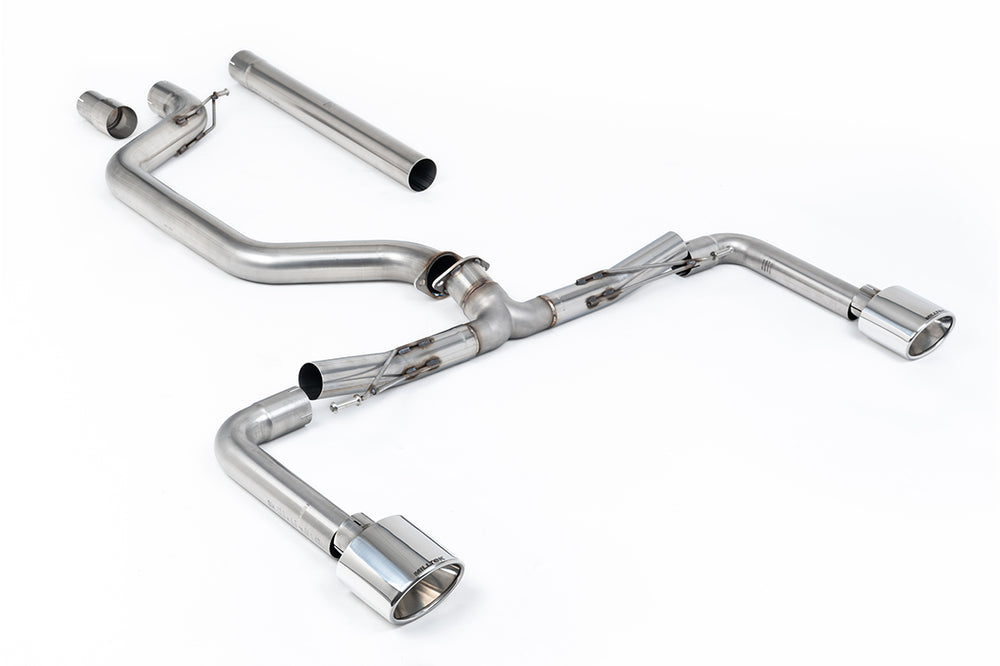 Cat-back Exhaust System, 3.15" OE+ Style Clubsport Oval Tips