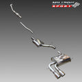 Non-Resonated Turbo-Back Exhaust System