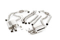Cat-Back Exhaust System Quad GT-100 Polished Trims