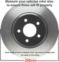 Front Brake Rotor Set