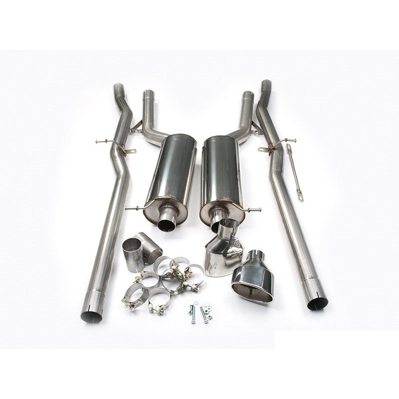 2.75" T304 Stainless Steel Non-Resonated Cat-Back Exhaust