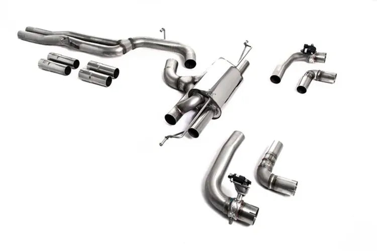 Race Cat-Back Exhaust System 80mm Non-Resonated