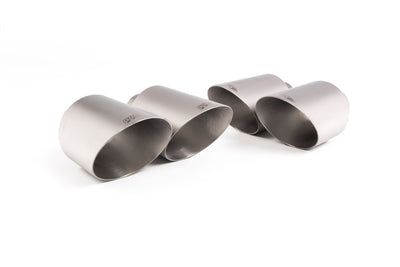 Particulate Filter-Back RACE Exhaust 80mm GT-115 Titanium Tips