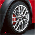 John Cooper Works R112 17x7" 48mm Offset 4x100mm Silver Alloy Wheel