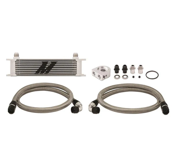 Universal 10 Row Thermostatic Oil Cooler Kit