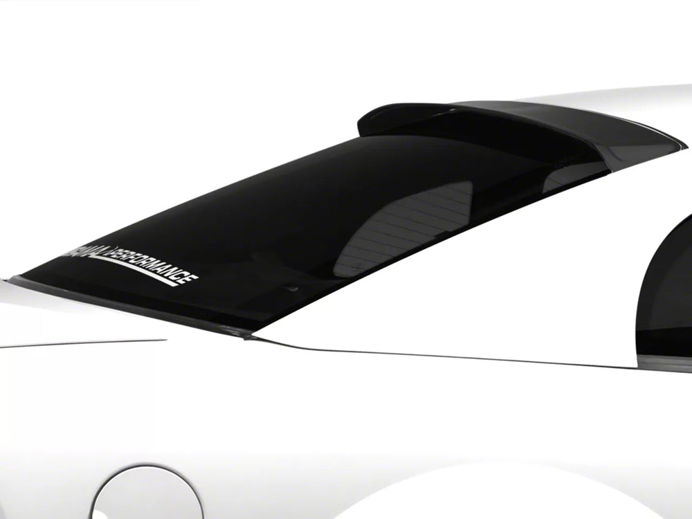 Matte Black ABS Rear Window Louver
