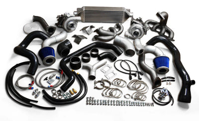 Twin Turbo Kit with Front-Mount Intercooler