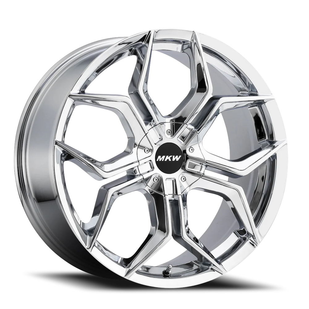 M121 18x8 +40mm 5x114.3 Chrome Wheel