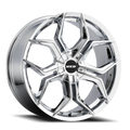 M121 18x8 +40mm 5x114.3 Chrome Wheel
