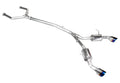 Cat-Back Exhaust System with Burnt Tips