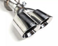 304 Stainless Steel Cat-Back Exhaust w/ Chrome Tips