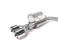304 Stainless Steel Cat-Back Exhaust w/ Chrome Tips