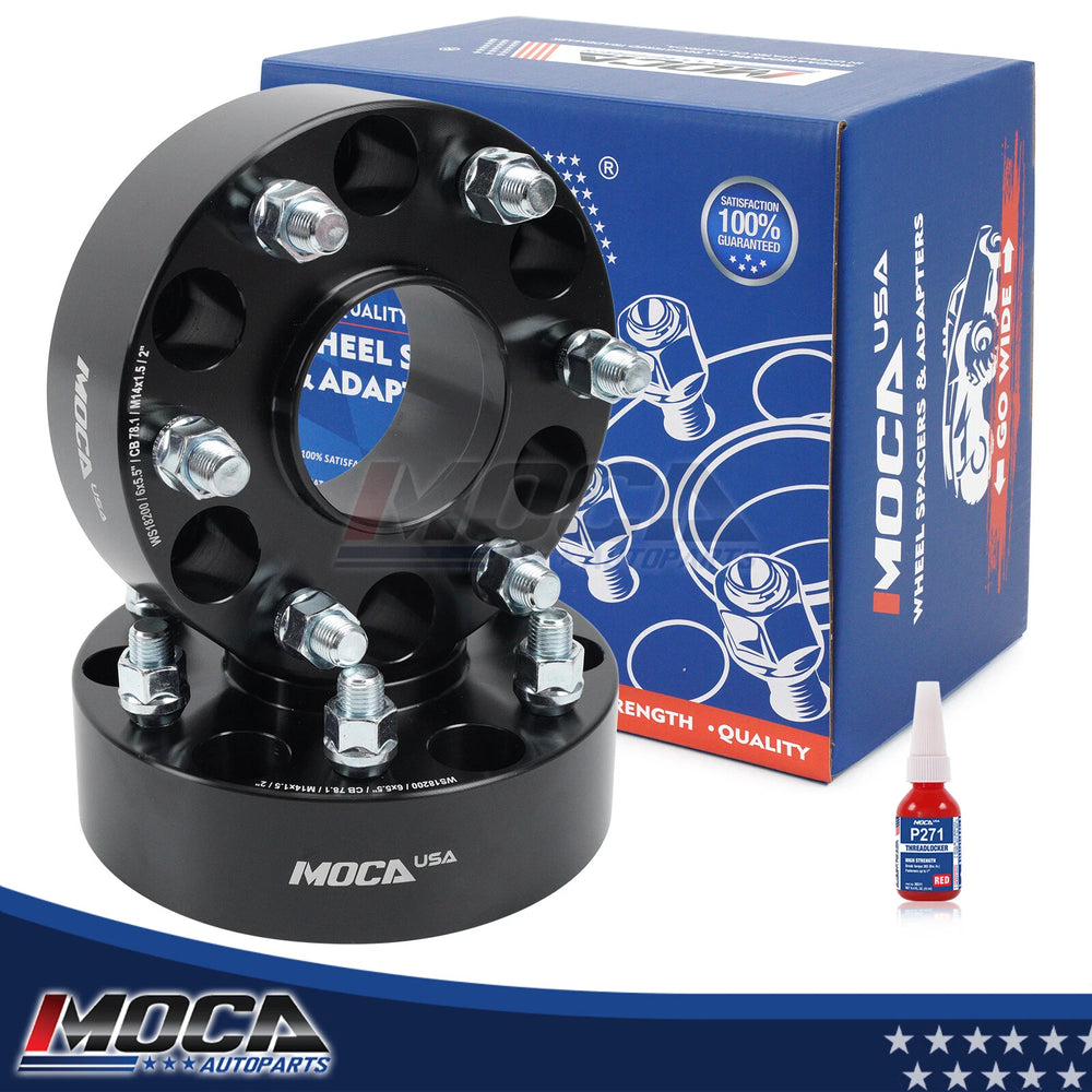 2-Inch Wheel Spacer Set, 6x139.7mm Bolt Pattern