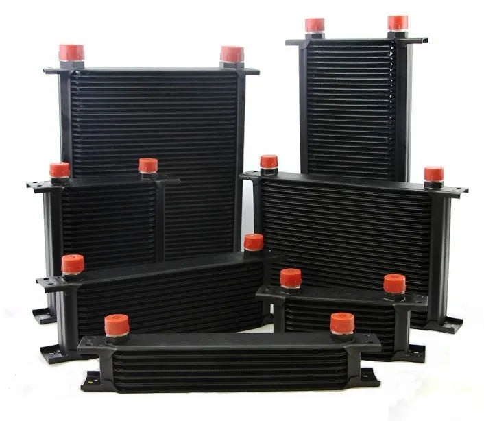 10-Row Aluminum Oil Cooler w/ -10AN Fittings