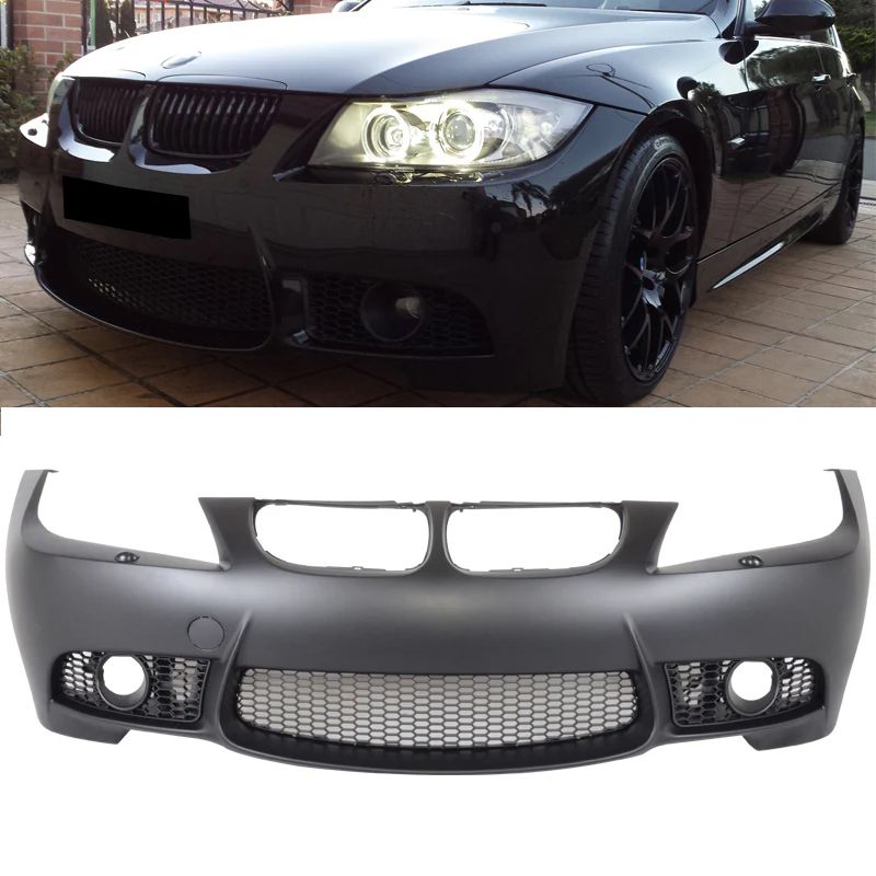 M3-Style Polypropylene Front Bumper Cover w/ Duct and Grille