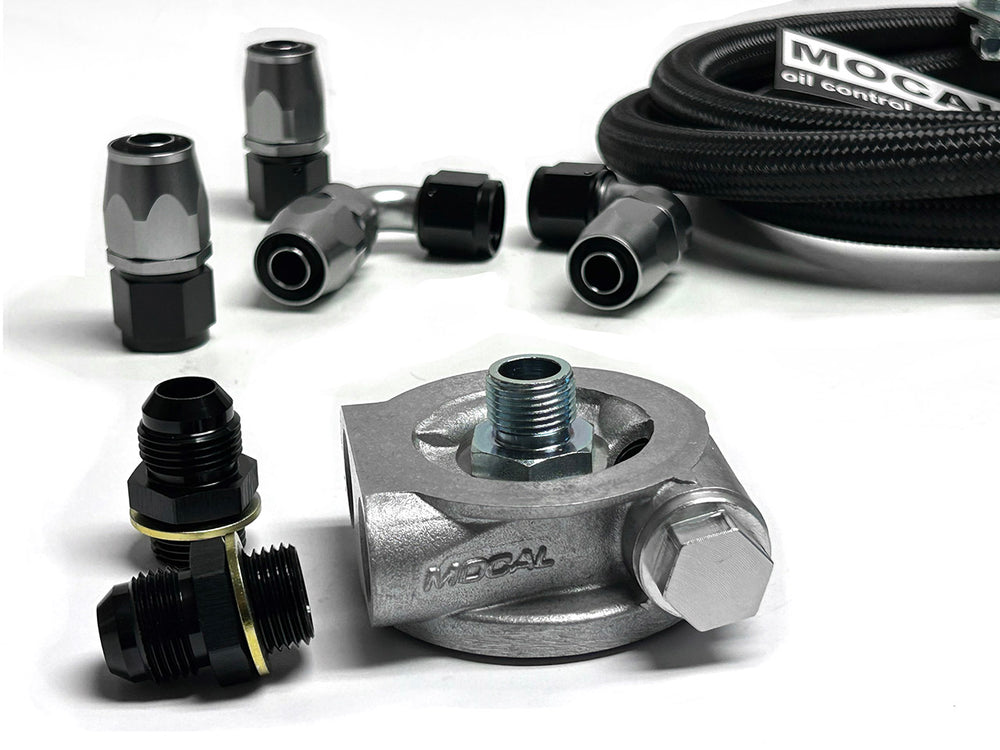 Oil Filter Sandwich Plate with 180°F Thermostat