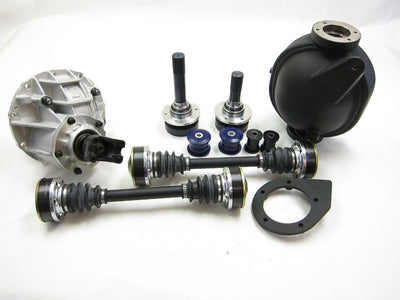 9-Inch Rear Differential Conversion Package with 1400HP Axles