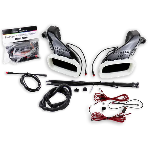 Big Mouth Ram Air Intake with RGBW LEDs