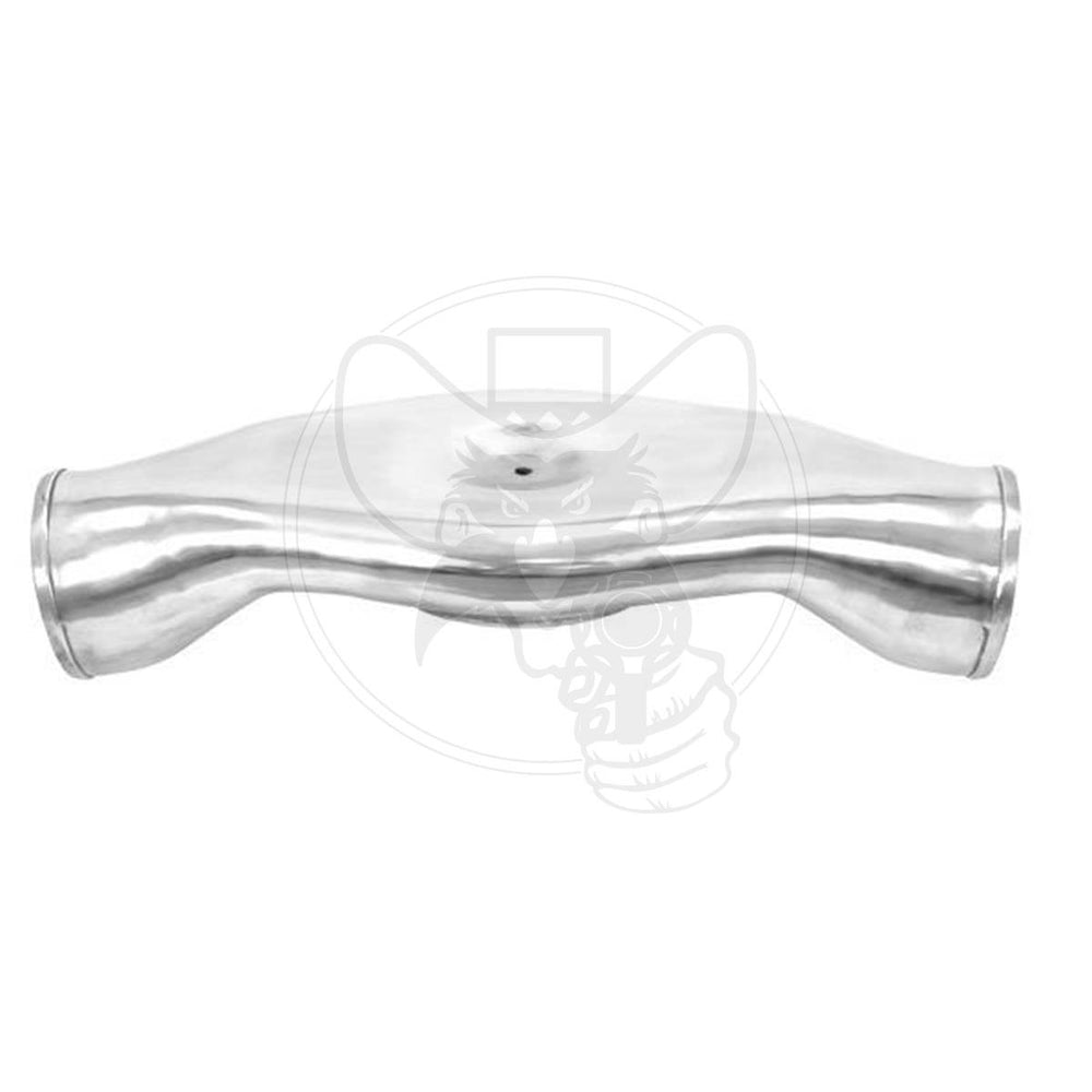 Dual-Inlet Low-Profile Polished Aluminum Plenum Kit