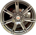 19x8-Inch 7-Spoke Cast Aluminum Wheel, Smoked Silver