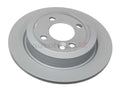 258.7mm Solid Coated Cross-Drilled Rear Brake Disc