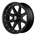 Monster 18x9 Matte Black Aluminum Wheel